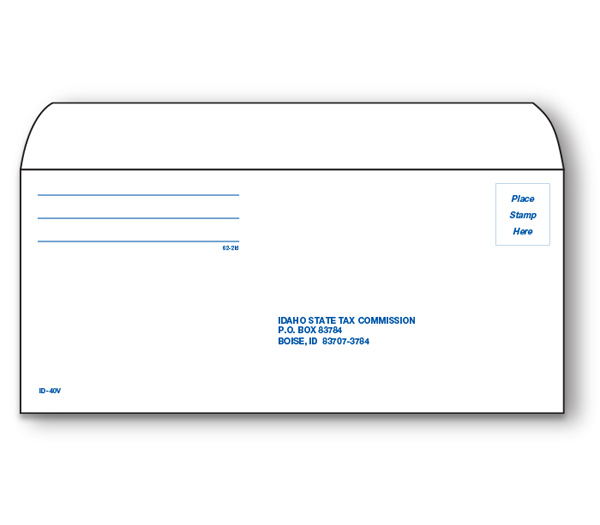 Image for item #62-2ID: #9 IDAHO E-file Payment VOUCHER Env  (50 pk)