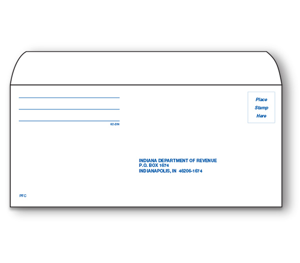 Image for item #62-2IN: #9 Indiana VOUCHER Env  (50 pk)