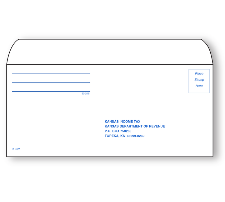 Image for item #62-2KS: #9 Kansas payment VOUCHER Env  (50 pk)
