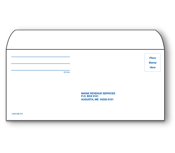 Image for item #62-2ME: #9 Maine efile payment VOUCHER Env  (50 pk)