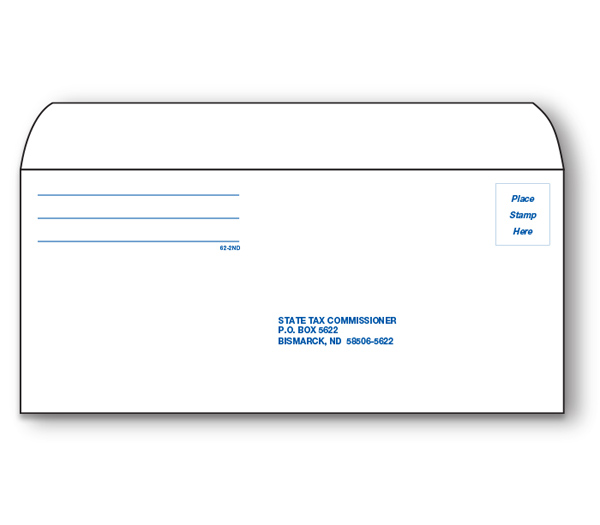 Image for item #62-2ND: #9 North Dakota E-file Payment VOUCHER Env  (50 pk)