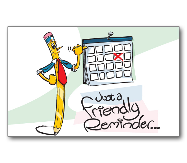 Image for item #70-231: Pencilman Reminder Postcard (25/Pack)