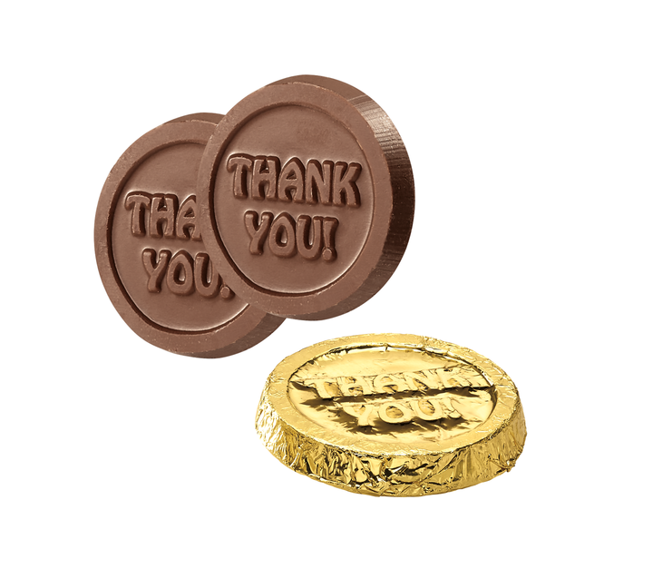 Image for item #70-473t: Thank You Milk Chocolate Coins