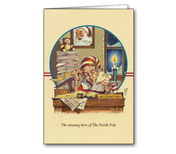 Image for item #70-6021: Unsung Hero Greeting Card - (25/Pack)