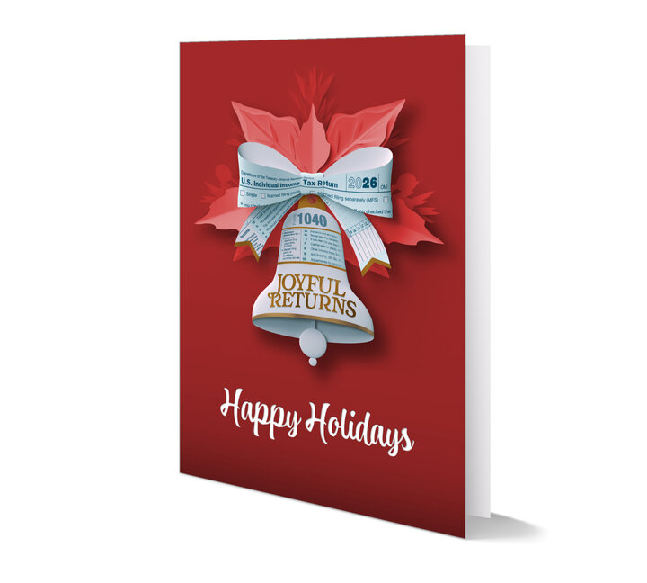 Image for item #70-6844: Ringing Celebration Coloramix Greeting Card (25/Pack)