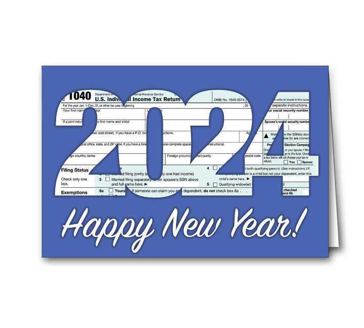 Image for item #70-6911: 1040 Resolution Greeting Card - (25/Pack)