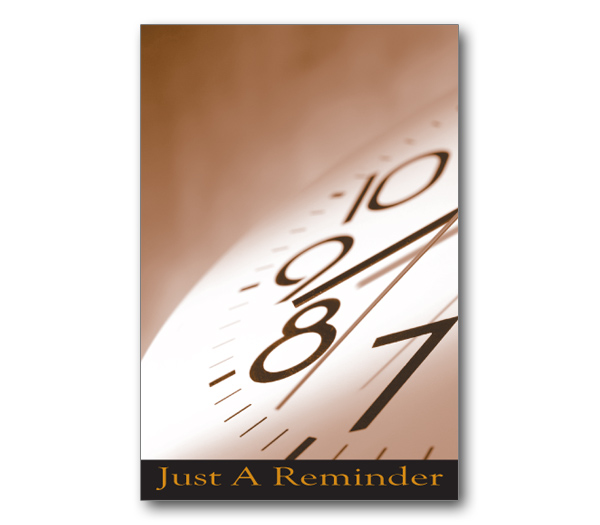 Image for item #70-765: Reminder Postcard (25/Pack)