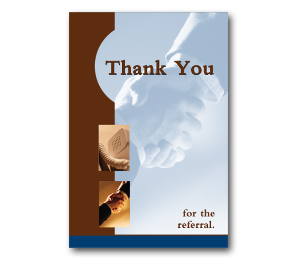 Image for item #70-811: Referral Thank You Postcard (25/Pack)