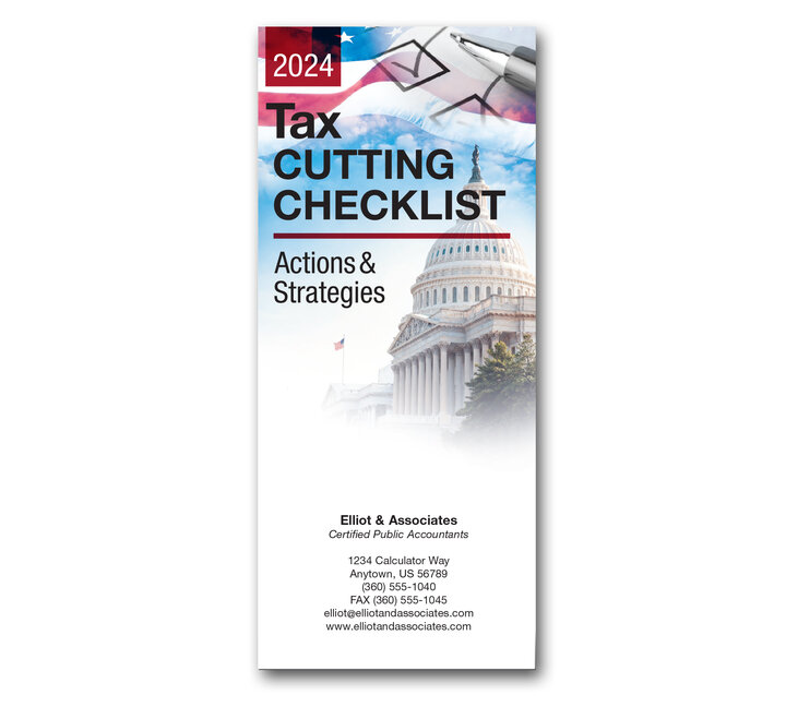 Image for item #72-1081: 2024 Tax Cutting Checklist Brochure