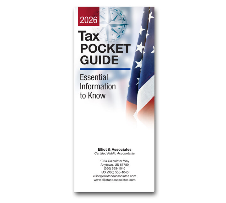 Image for item #72-1271: 2026 Tax Pocket Guide Brochure