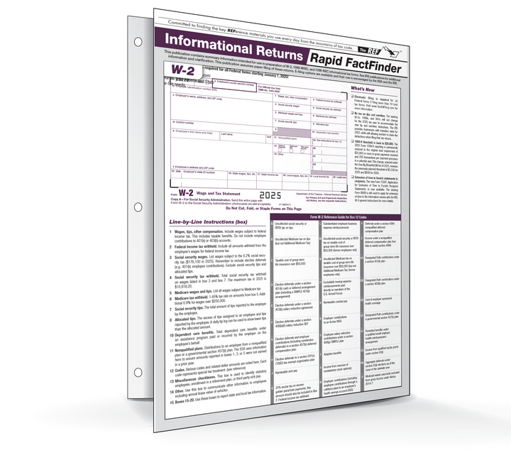 Image for item #90-355: 2026 Informational Return FactFinder