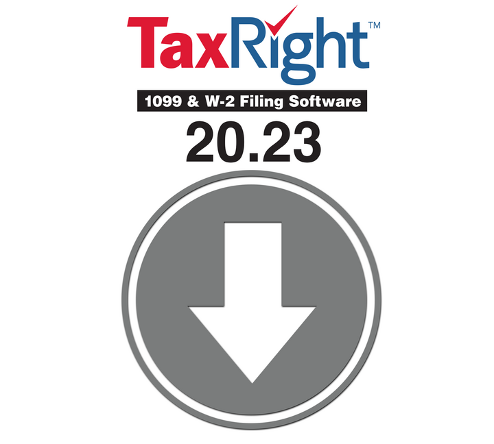 Image for item #92-11014d: TaxRight (formerly TFP) 20.23 with E-file (Downloadable Version)