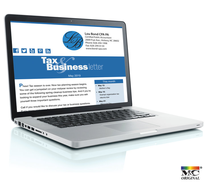 Image for item #93-401: Digital Tax and Business Letter (monthly)