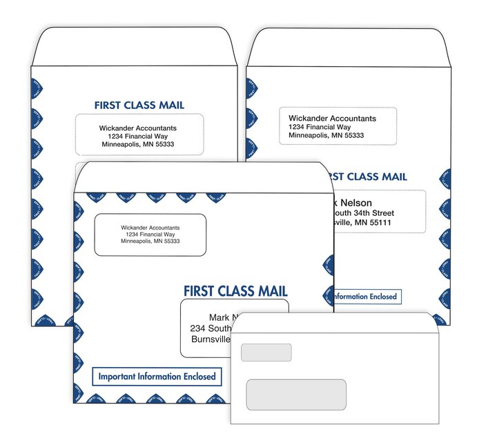 Image for item #C-07-3xx: TotalTax Tax Return Slip Sheet Folders Envelopes