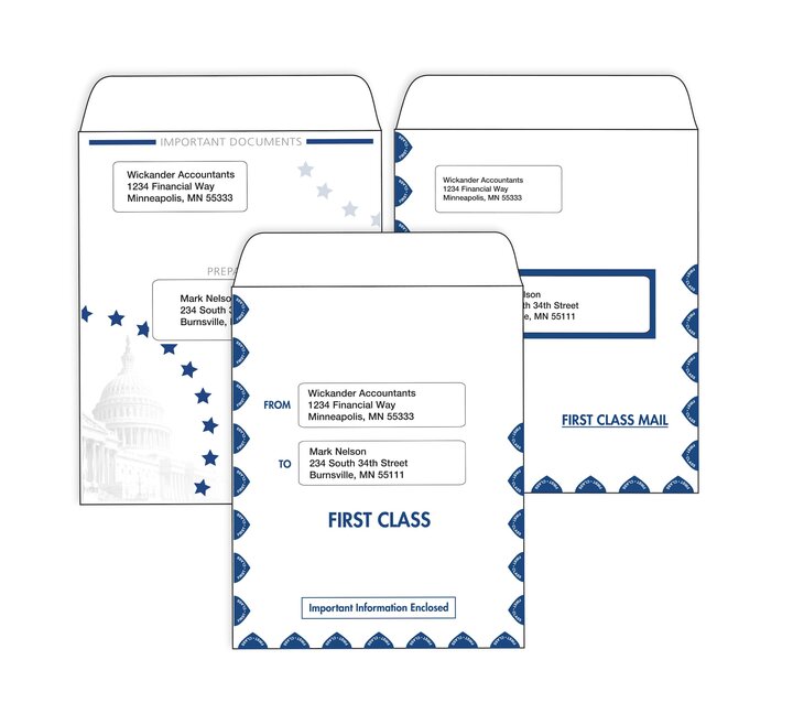 Image for item #C-07-6xx: ProTax Tax Return Slip Sheet Folders Envelopes
