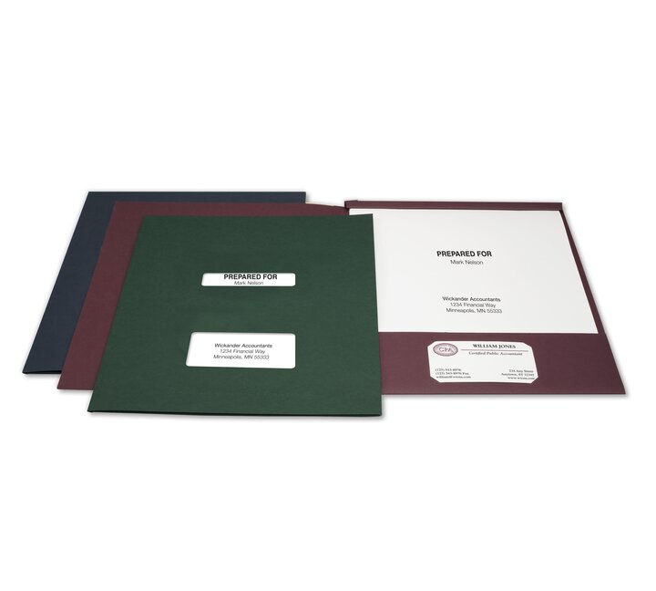 Image for item #C-12-7xx: MultiTax Tax Return Slip Sheet Folders