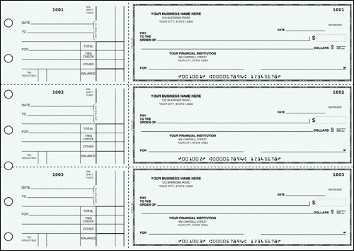 Manual Business Checks at Guaranteed Lowest Prices