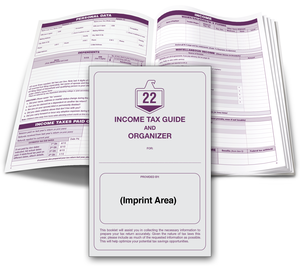 Image for item #01-001: 2022 Tax Guide & Organizer Imprinted - Item: #01-001
