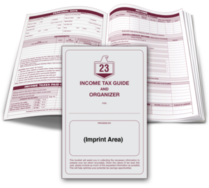 Image for item #01-001: 2023 Tax Guide & Organizer Imprinted - Item: #01-001