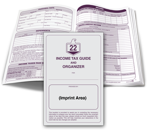 Image for item #01-201: LARGE 2022 Tax Guide And Organizer Imprinted