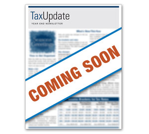 Image for item #03-000: Year-End Tax Update Newsletter 2025 - Item: #03-000