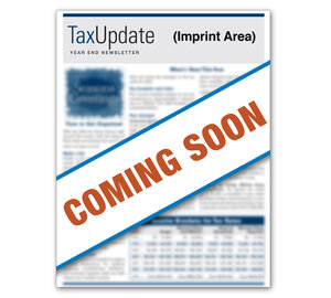 Image for item #03-001: Year-End Tax Update Newsletter 2025 Imprinted - Item: #03-001