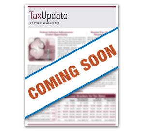 Image for item #03-300: Preview: Tax Update Newsletter 2027