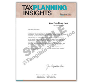 Image for item #03-331: Tax Planning Insights Letter - New-Year Issue - Item: #03-331