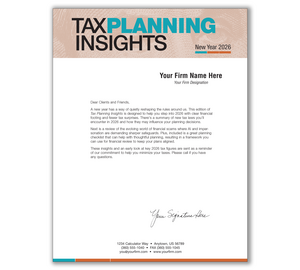 Image for item #03-331: Tax Planning Insights Letter - 2026 New-Year Issue