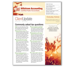 Image for item #03-411: Client Update Newsletter - 2025 Fall Edition