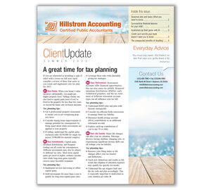 Image for item #03-441: Client Update Newsletter - 2025 Summer Edition - Item: #03-441