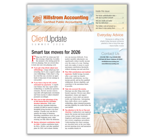 Image for item #03-441: Client Update Newsletter - 2026 Summer Edition