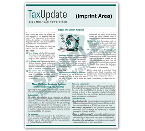 Image for item #03-501: Mid-Year Newsletter 2024 - Imprinted - Item: #03-501