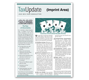 Image for item #03-501: Mid-Year Newsletter 2025 - Imprinted - Item: #03-501