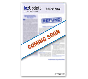Image for item #03-851: 2024 Imprinted TAX TIPS Newsletter Self-Mailer