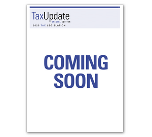 Image for item #03-900: SPECIAL EDITION: Tax Update - One Big Beautiful Bill Newsletter