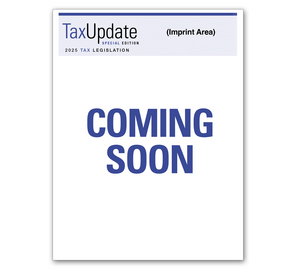 Image for item #03-901: SPECIAL EDITION: Tax Update - One Big Beautiful Bill Newsletter - Imprinted