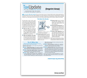 Image for item #03-951: SPECIAL EDITION: Tax Update - Kids & Grandkids Newsletter - Self-mailer Imprinted