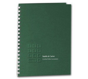 Image for item #06-8422: Calculator Embossed Coverset (Green)