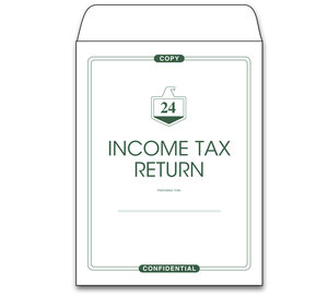 Image for item #07-100: White/GREEN Copy Envelopes 2024 (9 X 12)