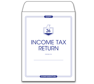 Image for item #07-130: White/BLUE Copy Envelopes 2026 (9 X 12)