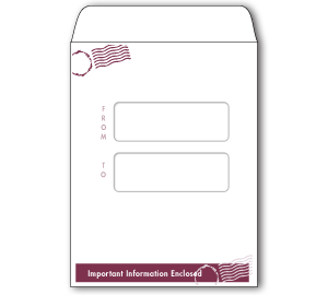 Image for item #07-325: TotalTax Envelope: DEEP BURGUNDY