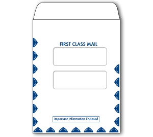 Image for item #07-348: TotalTax Envelope: 1st CLASS center cut - Item: #07-348