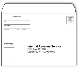 Image for item #08-100: 6 x 9 IRS Mailing Envelope (50/pk)