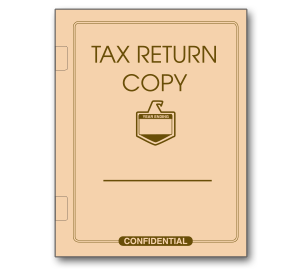 Image for item #10-000: Tax Return Folders Tan/Brown