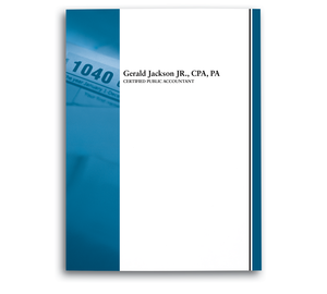Image for item #10-431: Imprinted 1040 Color Pocket Folder - Item: #10-431