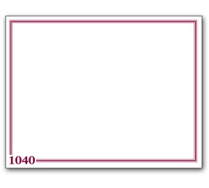 Image for item #10-610: 1040 Burgundy Matching Envelope - Item: #10-610