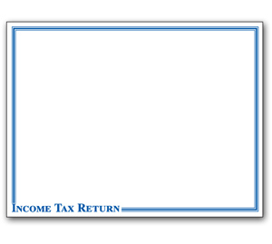 Image for item #10-710: Tax Return Envelope Navy - Item: #10-710