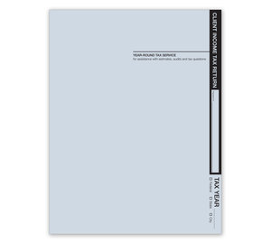 Image for item #11-350: Tax Return Folders - Soft Blue