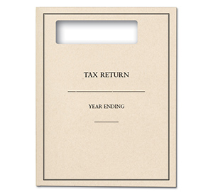 Image for item #12-200: Top Tab - Tax Rtrn OFFICIAL Wndw Folder - Spice